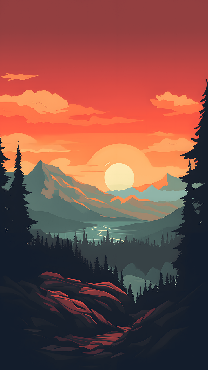 Coucher de soleil